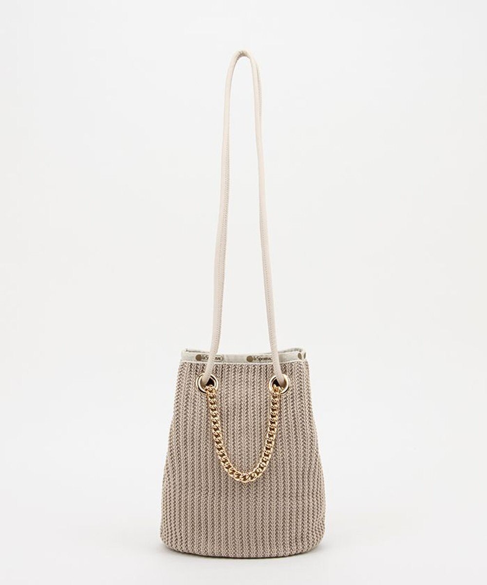 LeSportsac CHAIN CROCHET SM BUCKET/ベージュクロシェ 