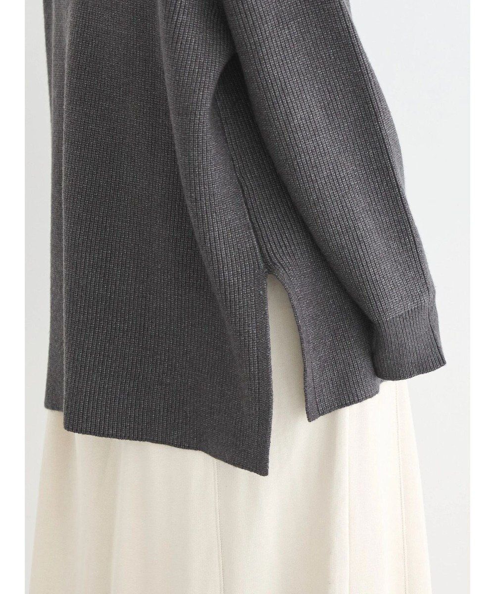 AMERICAN HOLIC バイパチハーフＺＩＰ片畦ニットプルオーバー　 