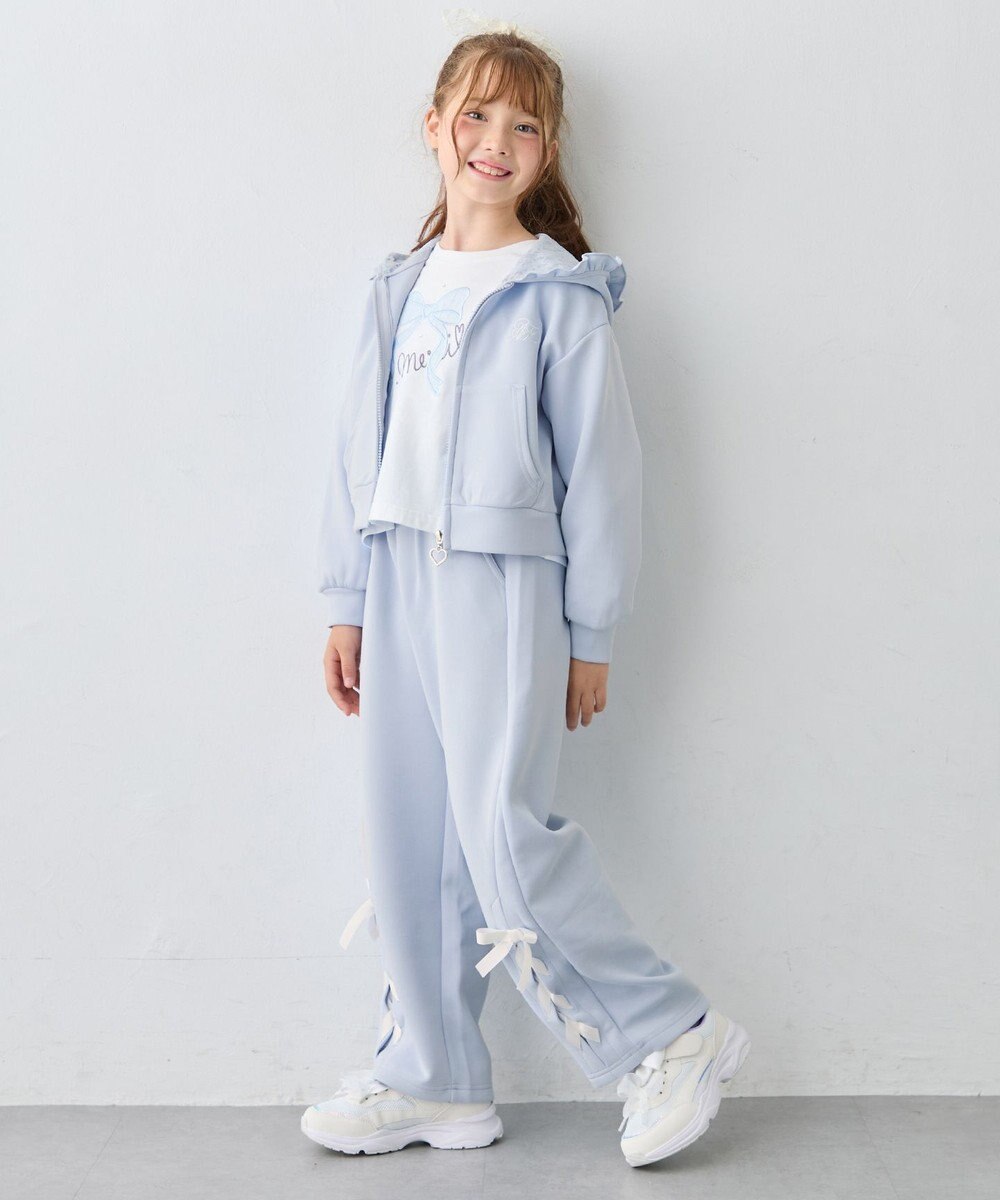 ANY KIDS ムースタッチスウェット レースアップ バレルパンツ 