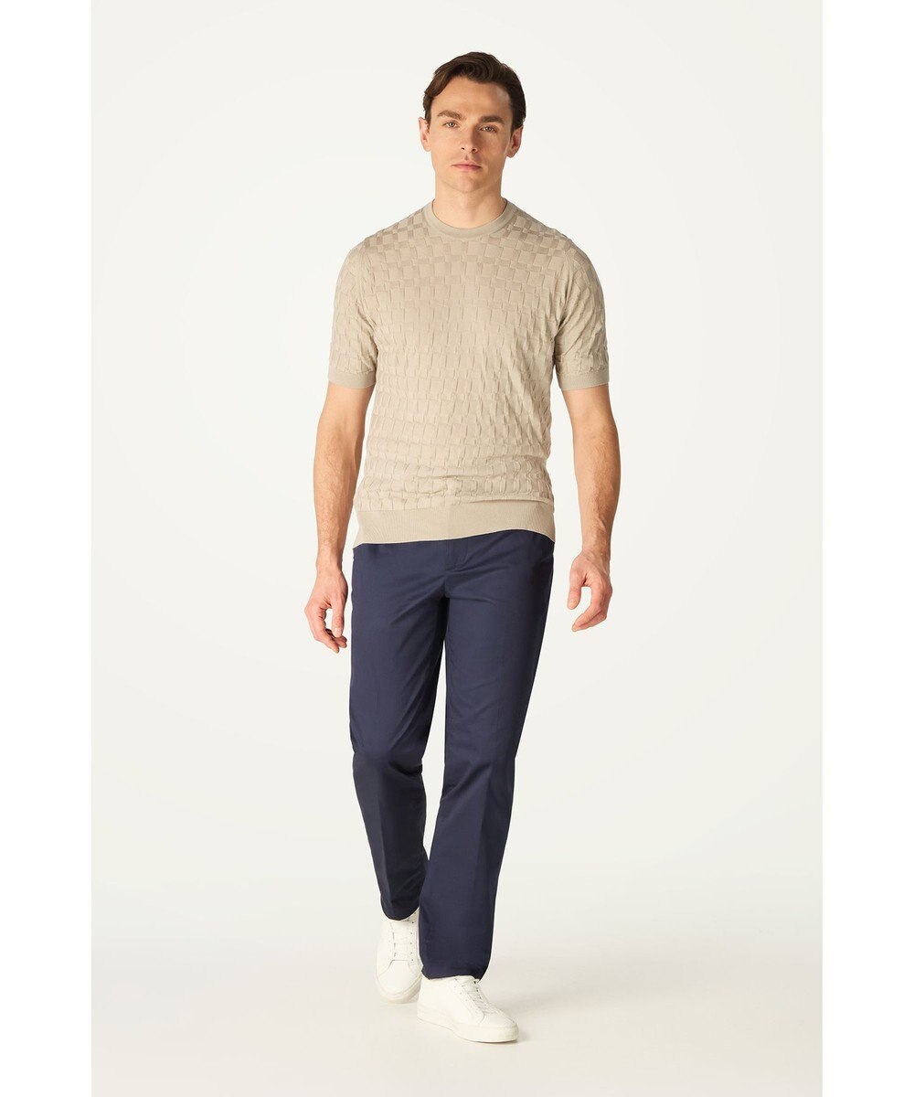 DAKS John Smedley for DAKS ハウスチェックTシャツ 