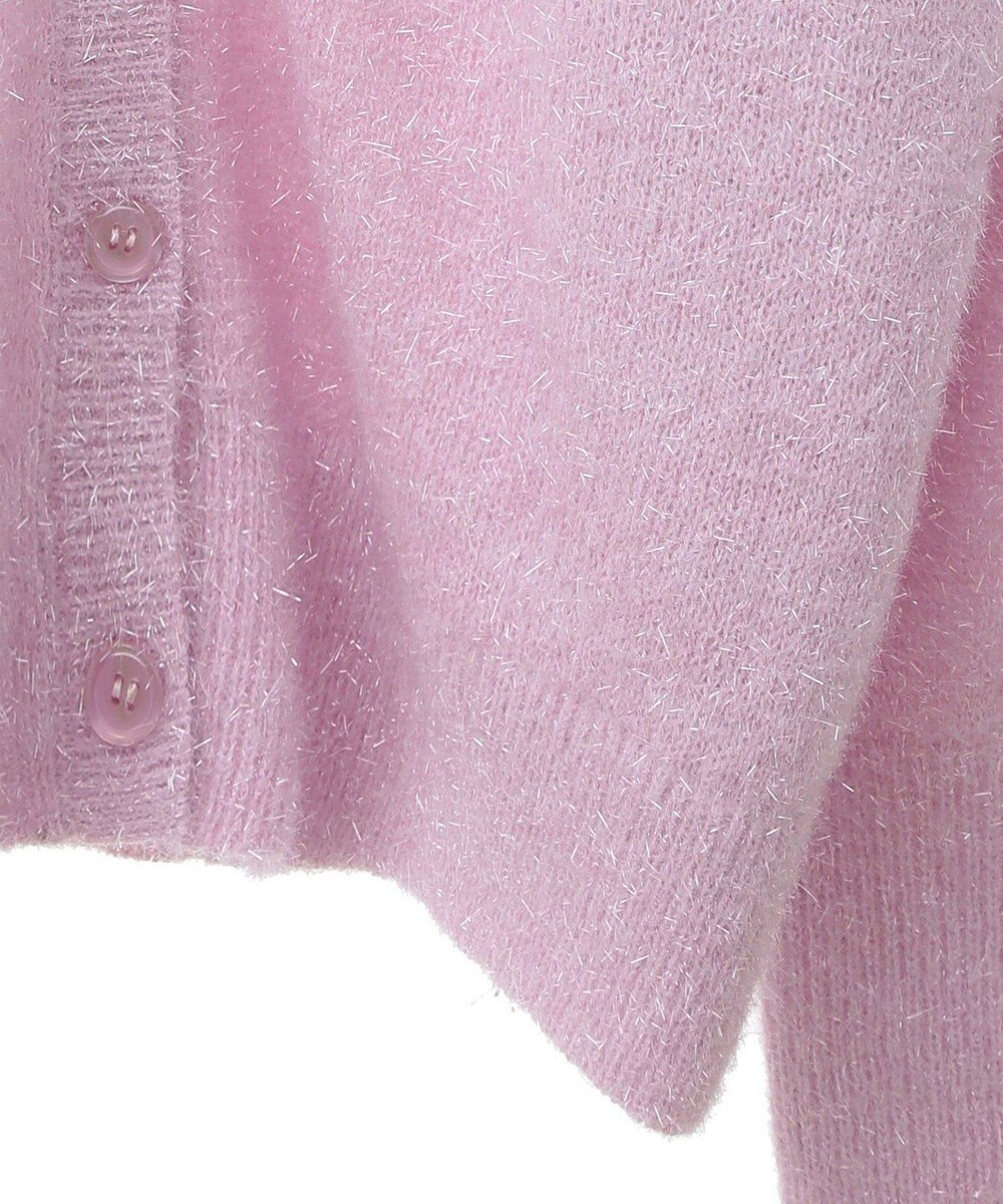 Green Parks Ｍｉｆｆｙ／ワンポイントシャギーニットカーディガン 