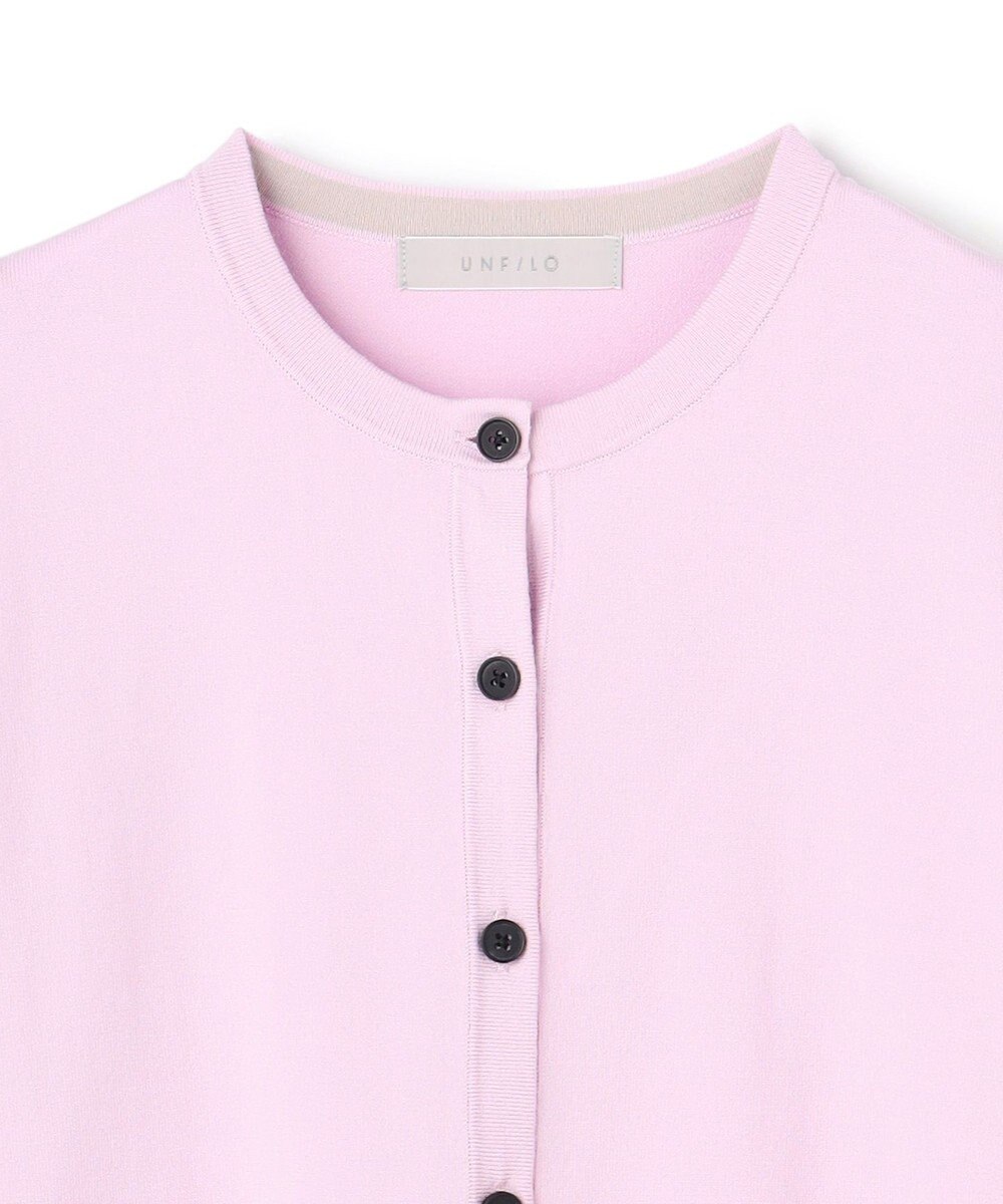 UNFILO マイビューティニット バイカラー カーディガン 