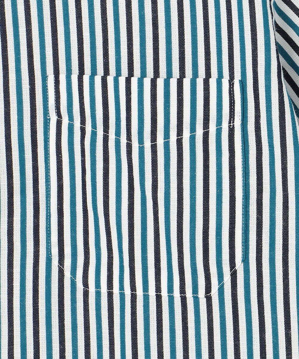 JOSEPH ABBOUD 【イージーケア】ストライプ 半袖シャツ 