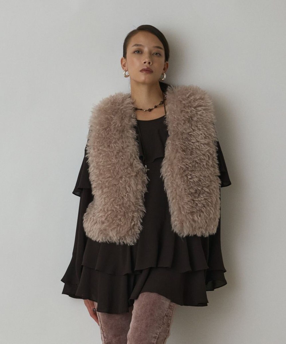 GRACE CONTINENTAL ショ－トファ－ジレ 