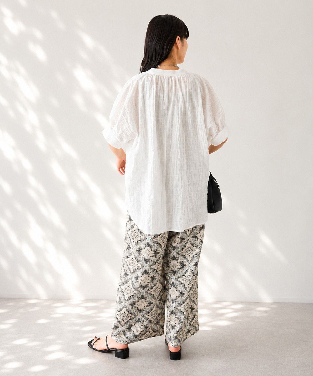 CRAFT STANDARD BOUTIQUE ナチュラルワッシャーブラウス【WEB限定カラー有り】 