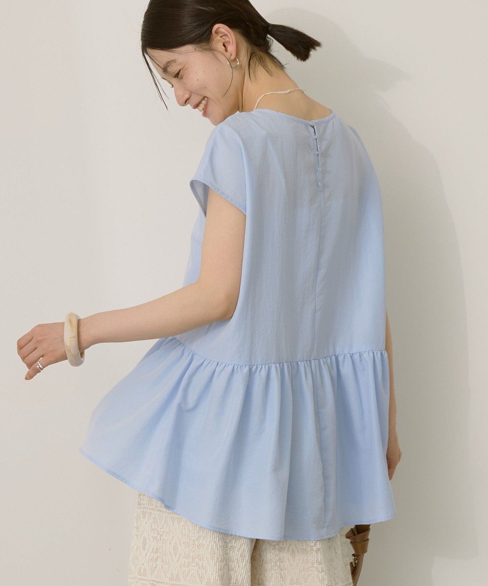 AMERICAN HOLIC ペプラムノースリーブブラウス【WEB限定カラー有り】 