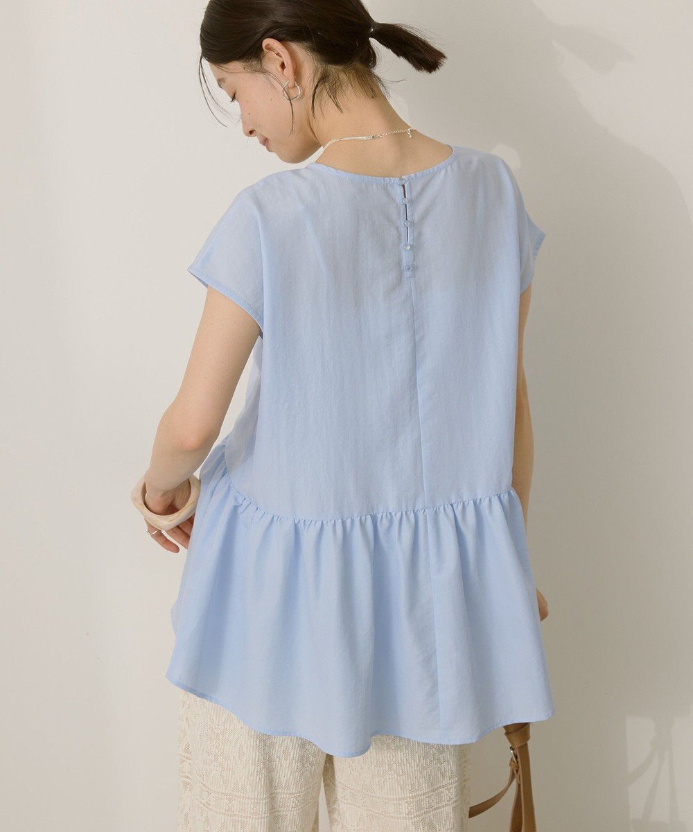 AMERICAN HOLIC ペプラムノースリーブブラウス【WEB限定カラー有り】 