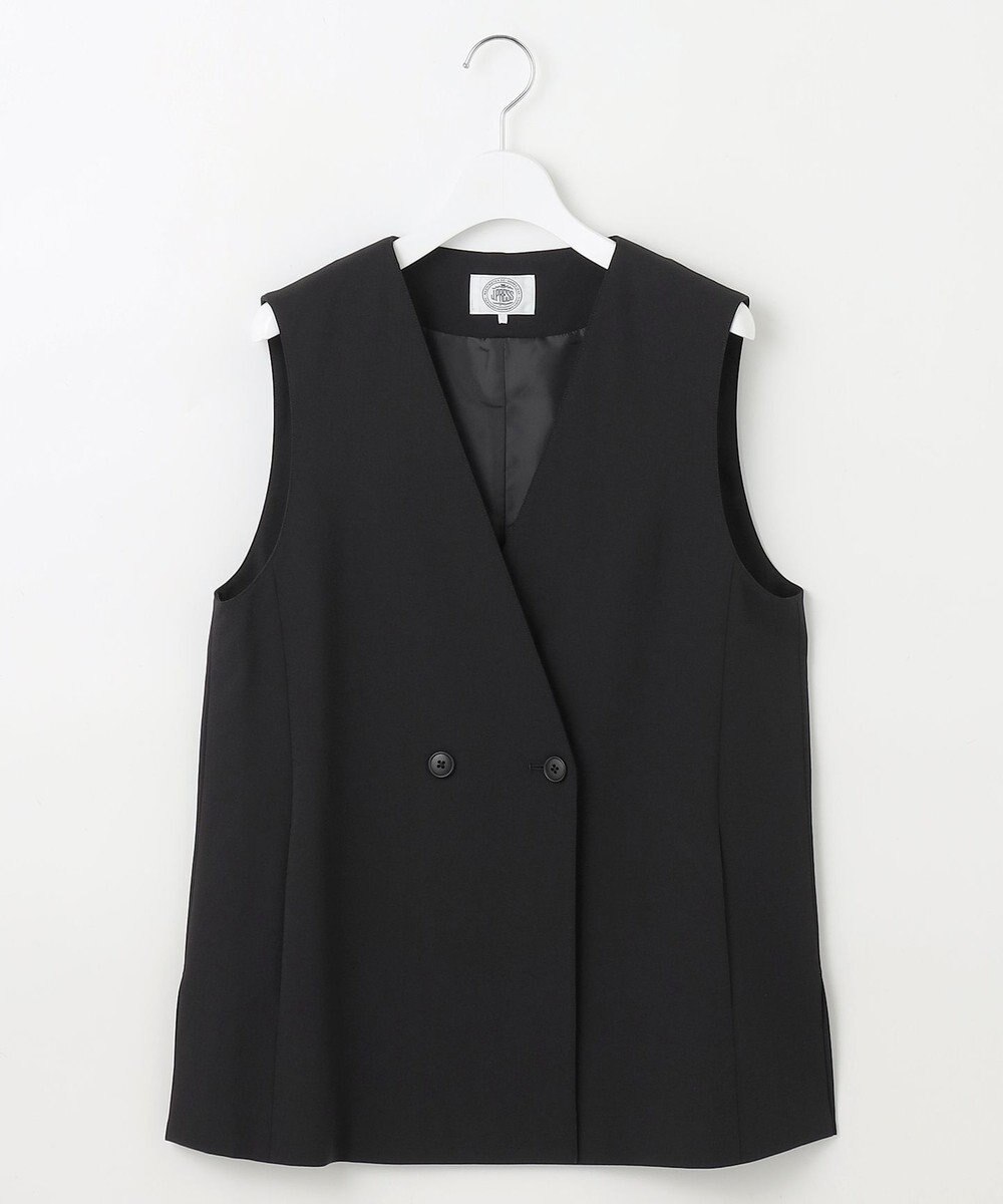 J.PRESS LADIES 【洗える・吸水速乾・接触冷感・セットアップ対応】Light ジョーゼット ジレ 