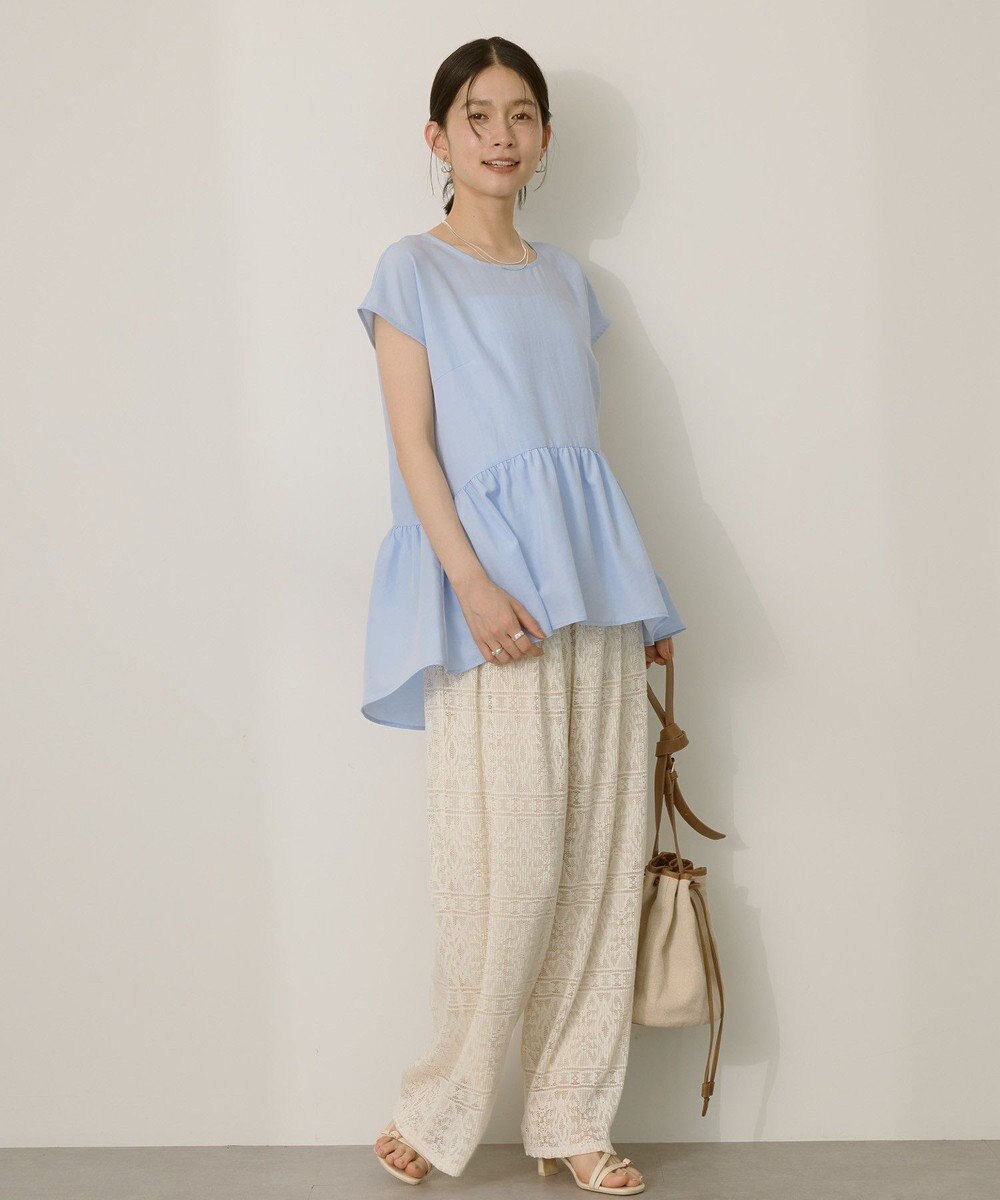 AMERICAN HOLIC ペプラムノースリーブブラウス【WEB限定カラー有り】 