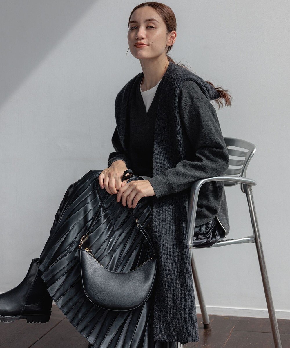 23区 L 【Lサイズ限定】ヴィスコースストレッチ Ｖネック ニット 