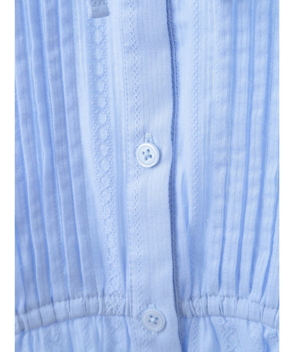 earth music&ecology ピンタックフリルブラウス 