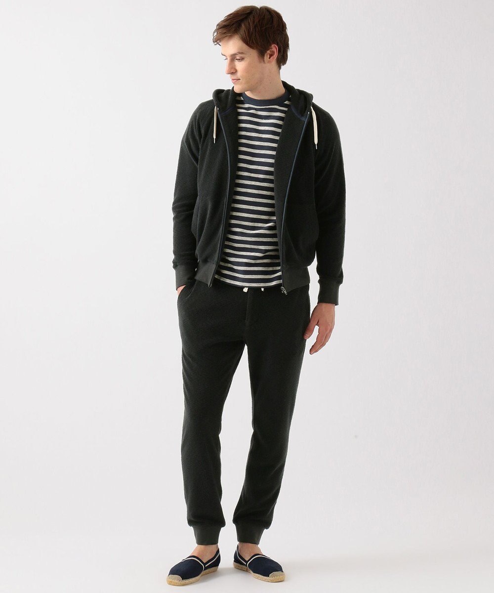 JOSEPH ABBOUD MOUNTAIN 【SPACE】OGリネンボーダー Tシャツ 