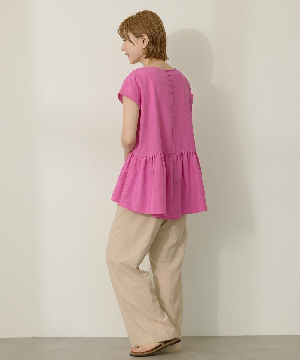 AMERICAN HOLIC ペプラムノースリーブブラウス【WEB限定カラー有り】 