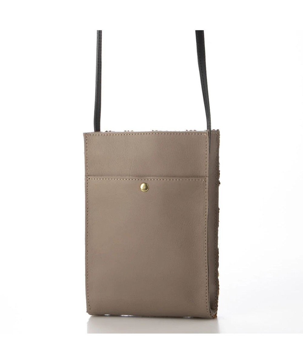 UNBILLION perche クバ布×姫路レザーミニショルダー 