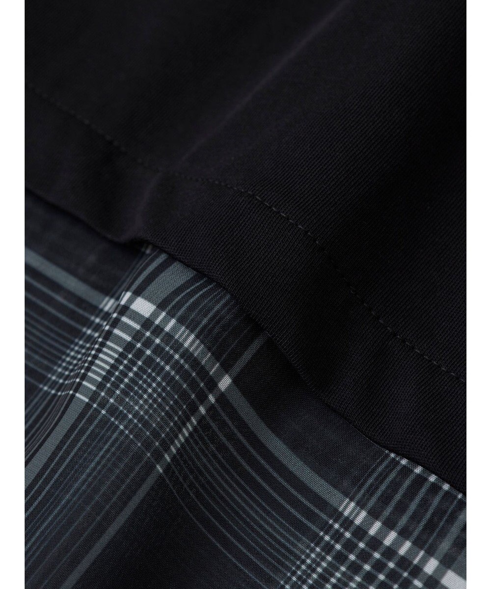 Green Parks ５分袖裾シアードッキングチュニック 