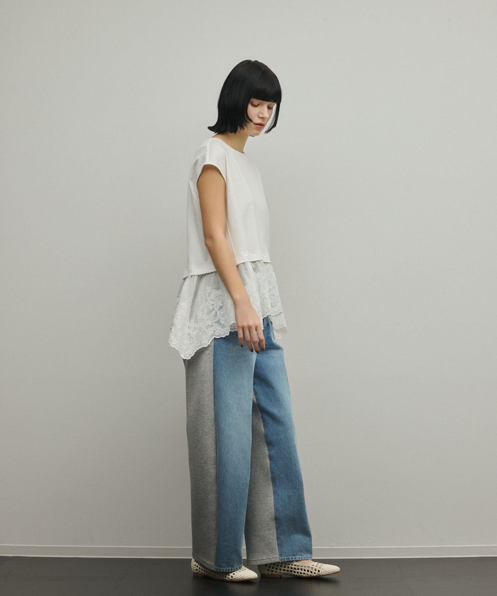 GRACE CONTINENTAL ヘムembカットトップ 