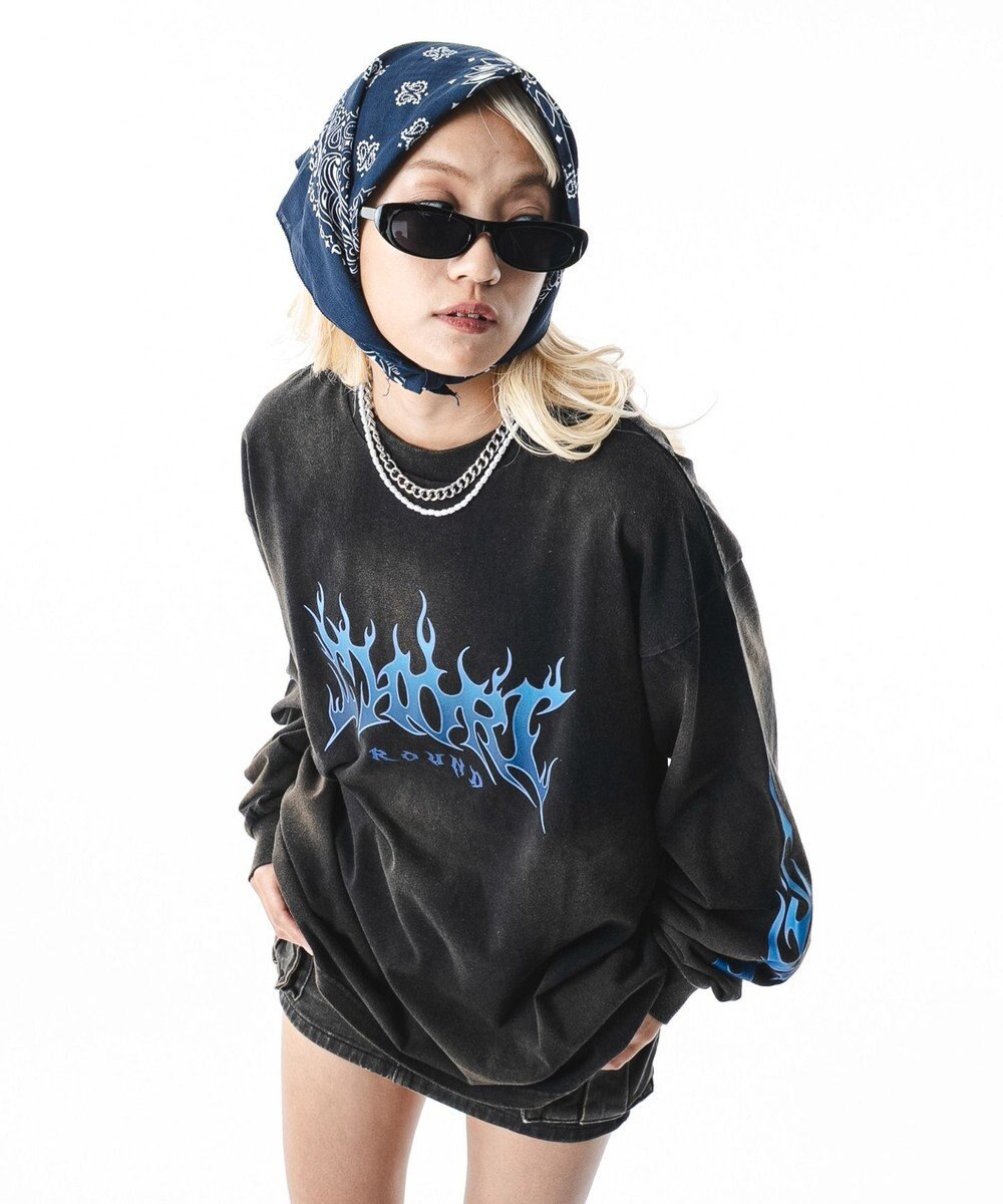 WEGO 【ユニセックス着用ITEM】フレイムグラフィックBIGT（LS） 