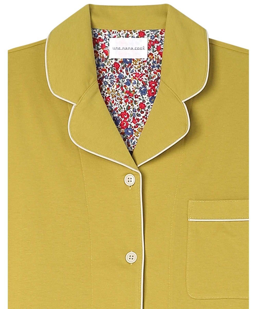 une nana cool 【綿100％】40ハイゲージ天竺半袖パジャマ MADE WITH LIBERTY FABRIC 