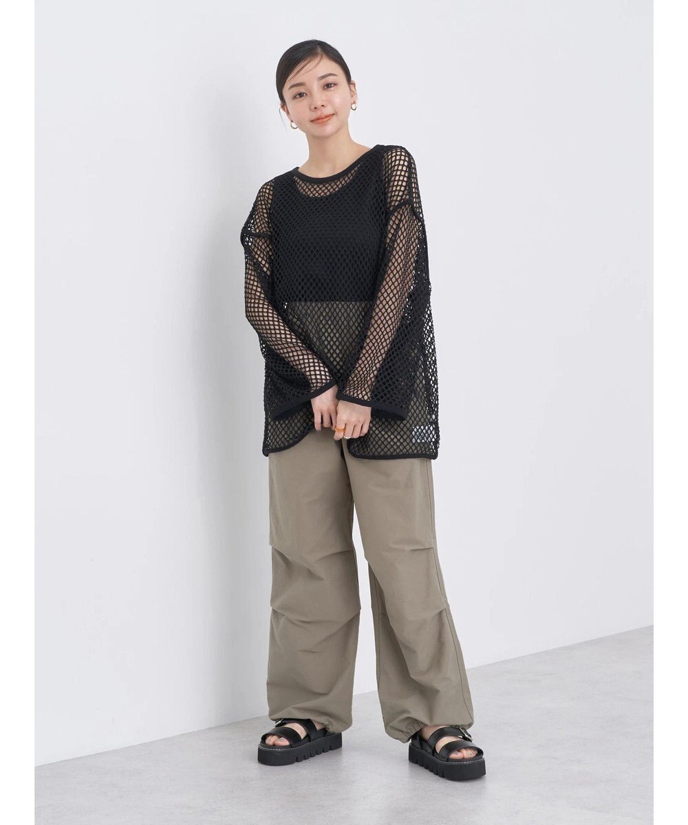 earth music&ecology メッシュチュニック 