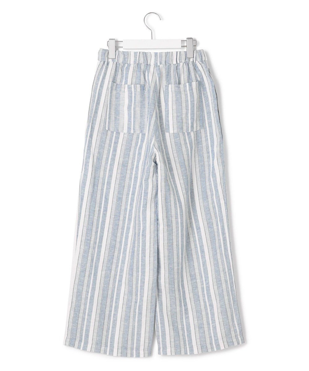 J.PRESS YORK STREET 【WOMEN】コットンリネン　ワイドパンツ 