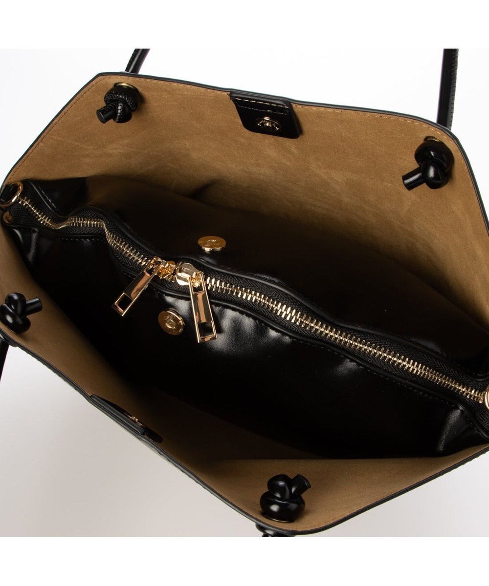 UNBILLION カシュカシュ cachecache / 横長バスケット型2wayトートバッグ 