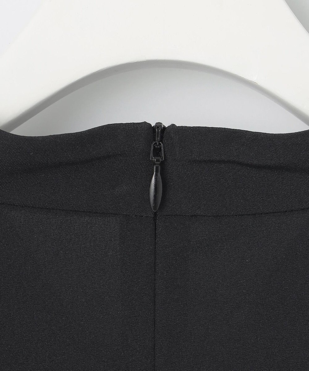 ICB L 【洗える】ジョーゼットジャージー ボウタイ風プルオーバー 