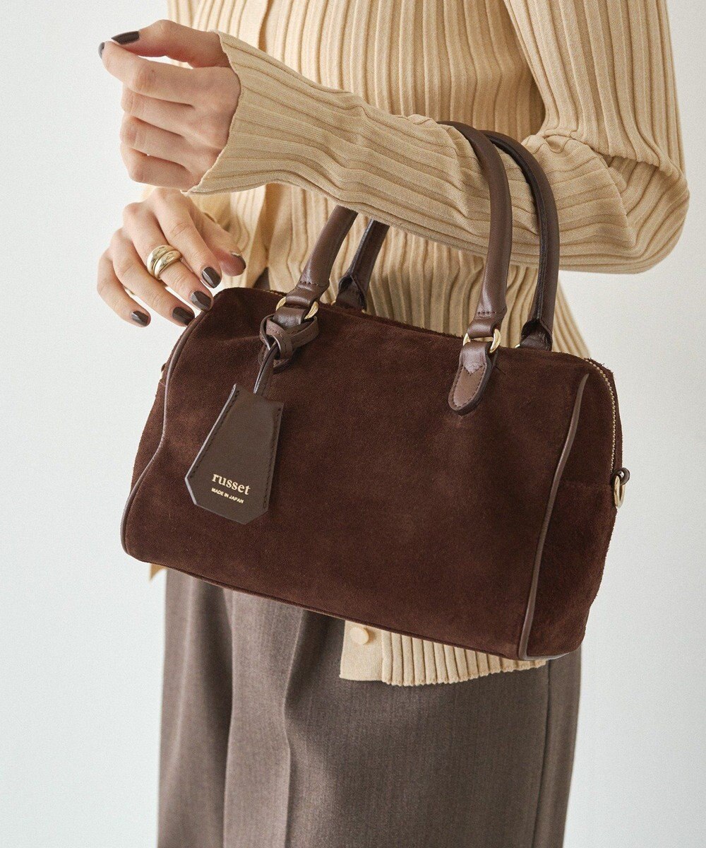 russet スエード2WAYミニボストンバッグ(CE-1570-WEB) 