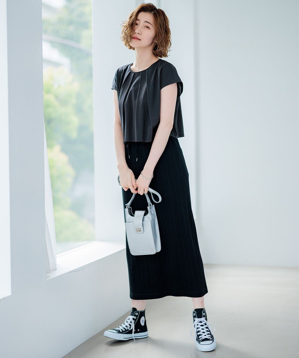 23区 シュリンクフェイクレザーミニショルダー 