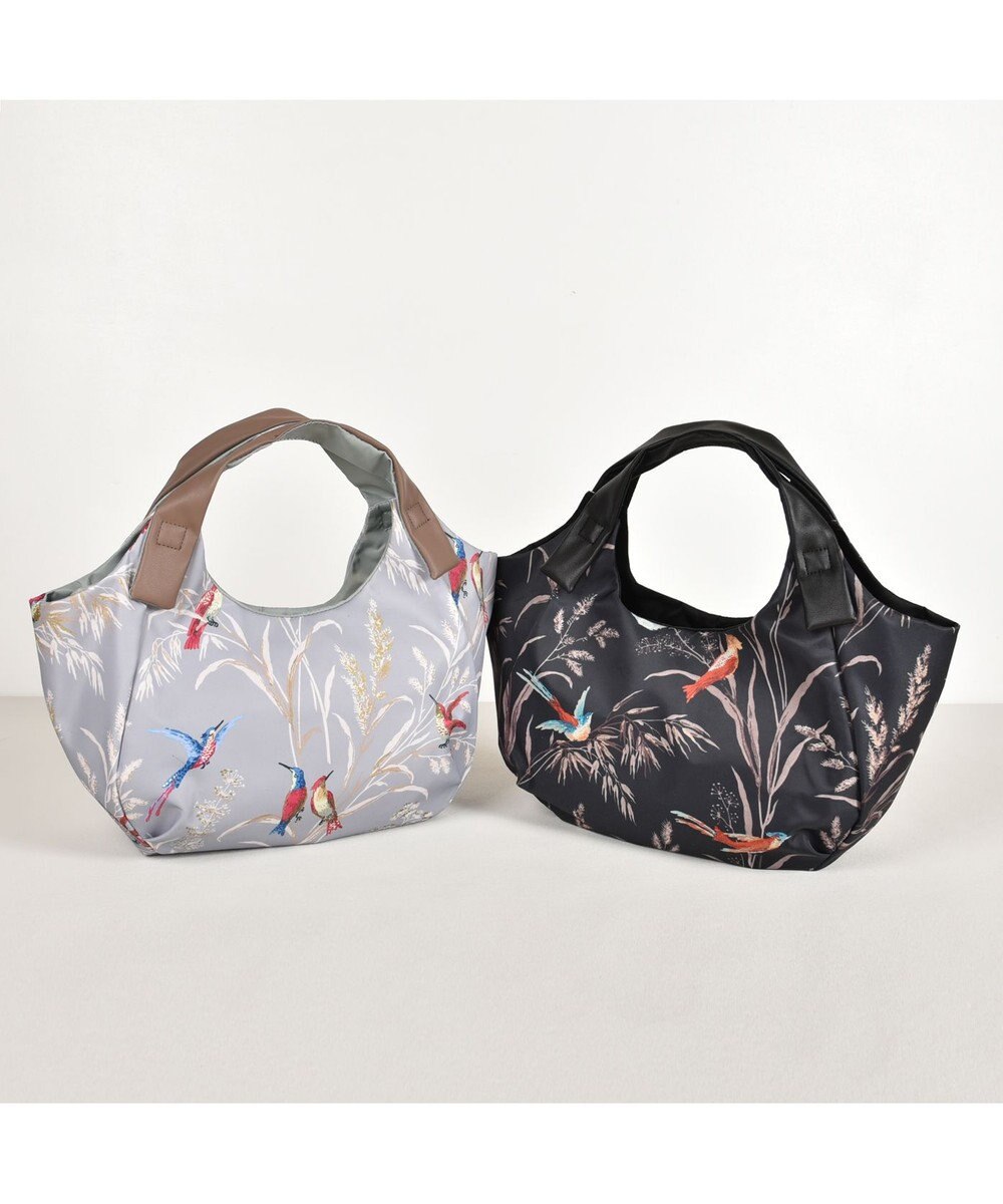 Y'SACCS バードプリントバルーントート Mサイズ 