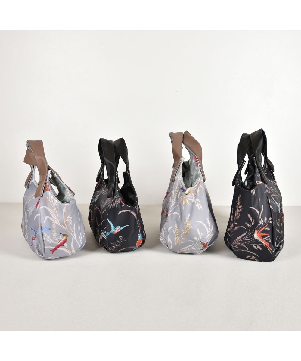 Y'SACCS バードプリントバルーントート Mサイズ 