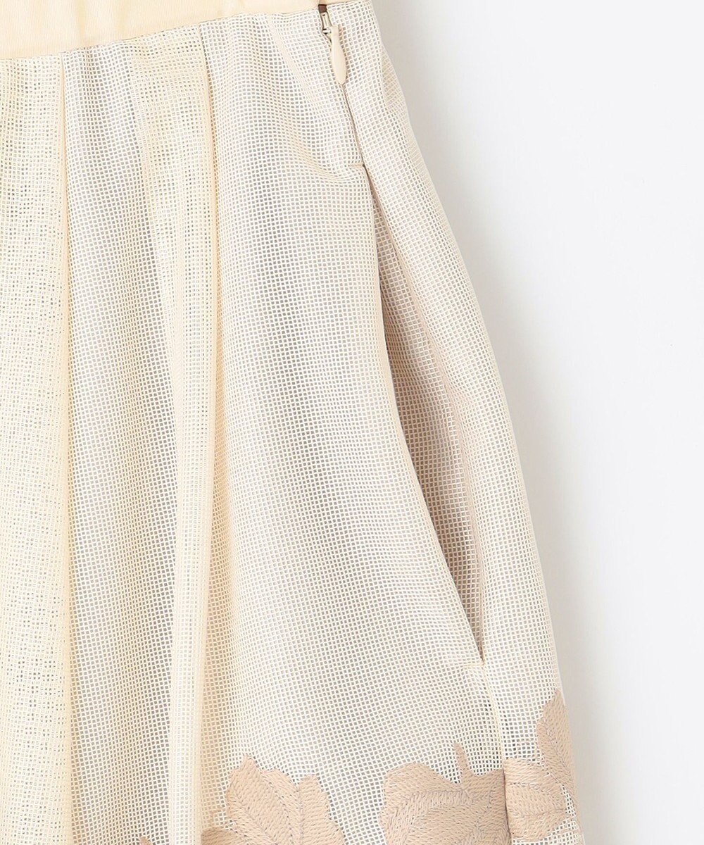 自由区 【Premium Collection】フラワーエンブロイダリーチュール  スカート 