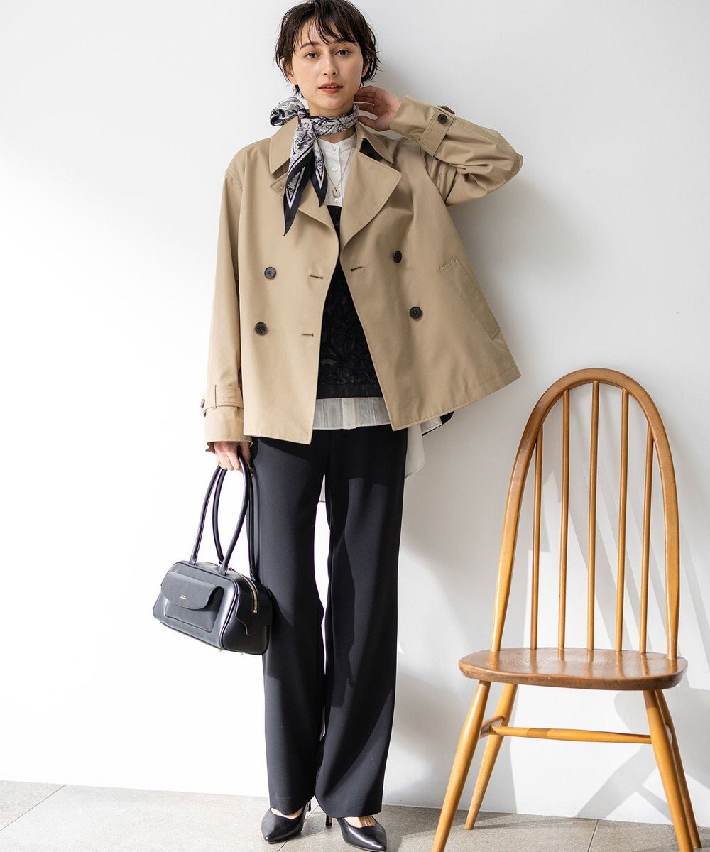 23区 【先行予約】エアータンブラー TCギャバジン ハーフ コート 