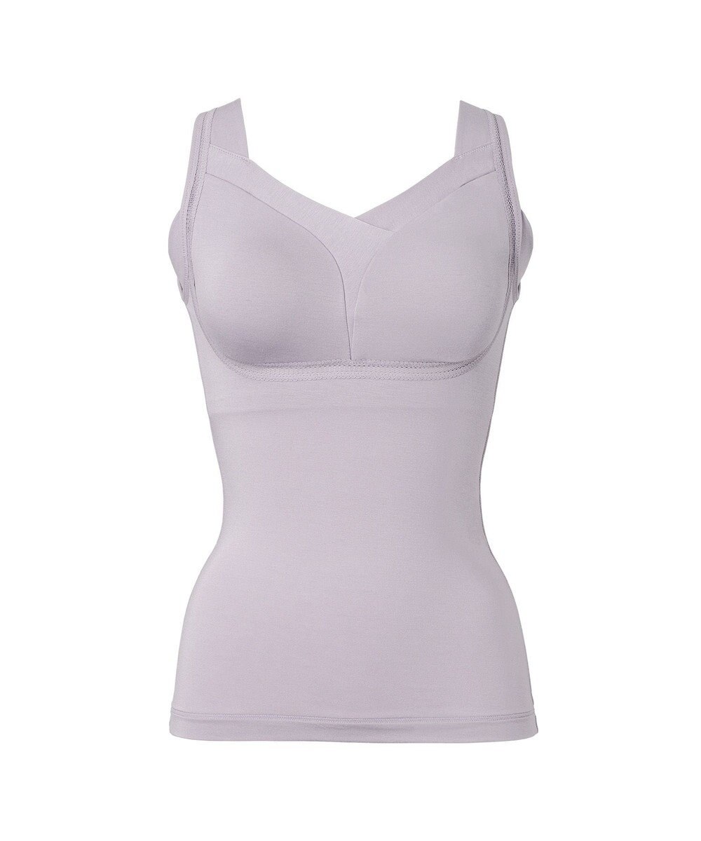 BRADELIS New York 【Yukine inc. 】ゆきねえとろりソフトシルク混ブラキャミ24 とろけるような肌触りで程よく補正 