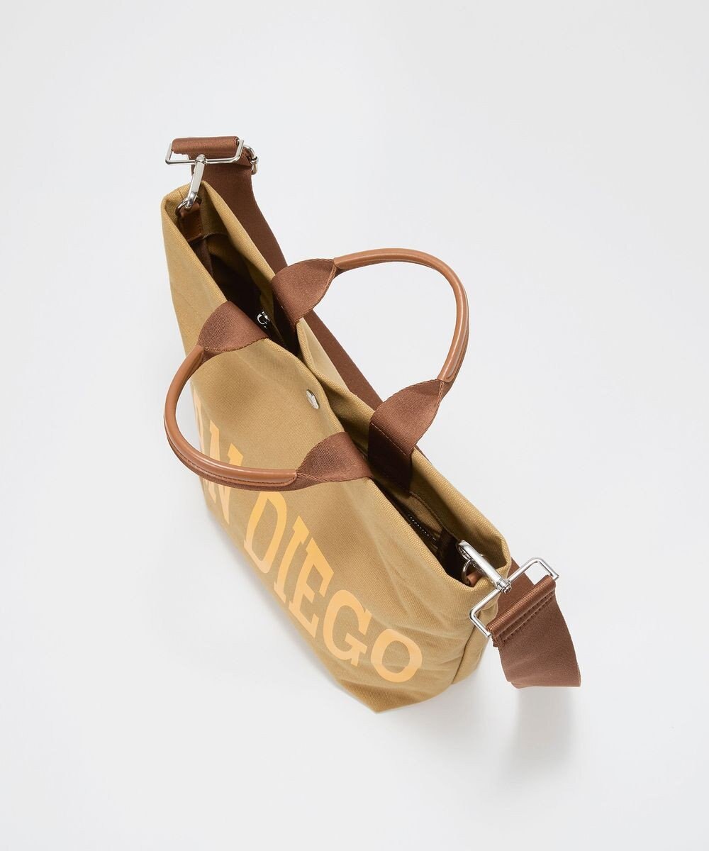 TOPKAPI 【Breath TOPKAPI】シティ プリント キャンバス スクエアトートバッグ / ショルダー付き 