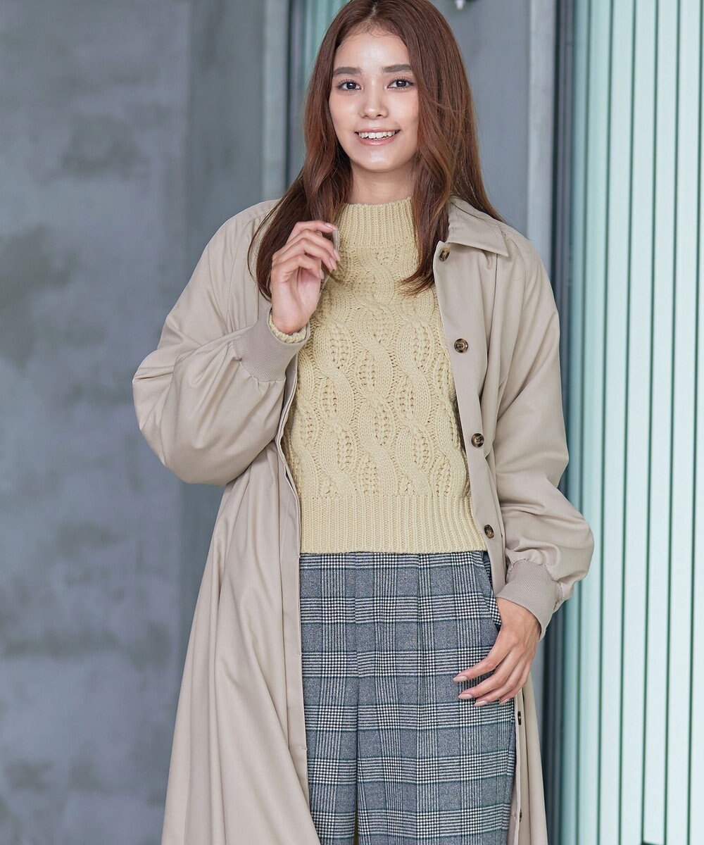 Tiaclasse 【洗える】ケーブルニットプルオーバー 