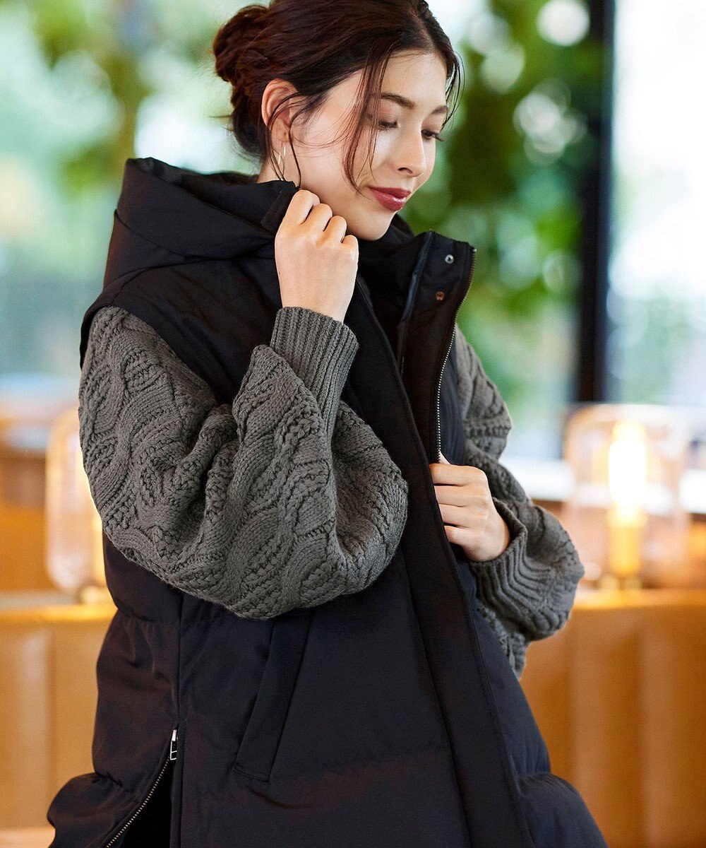 Tiaclasse 【洗える】ケーブルニットプルオーバー 