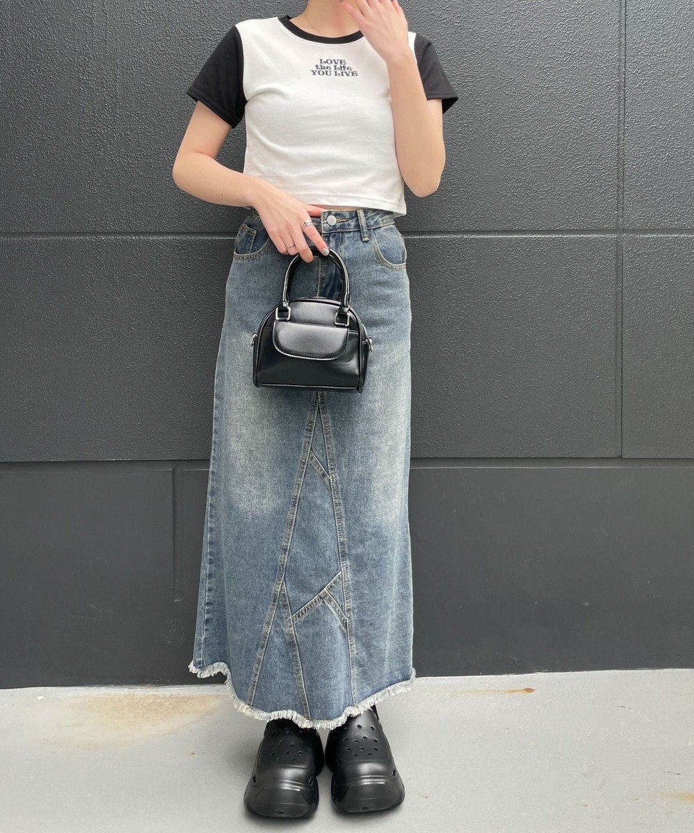 WEGO デザインプリントチビＴ 