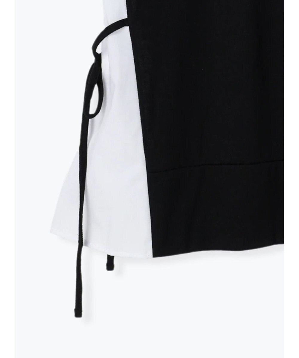 Green Parks 布帛ドッキング脇リボンプルオーバー 