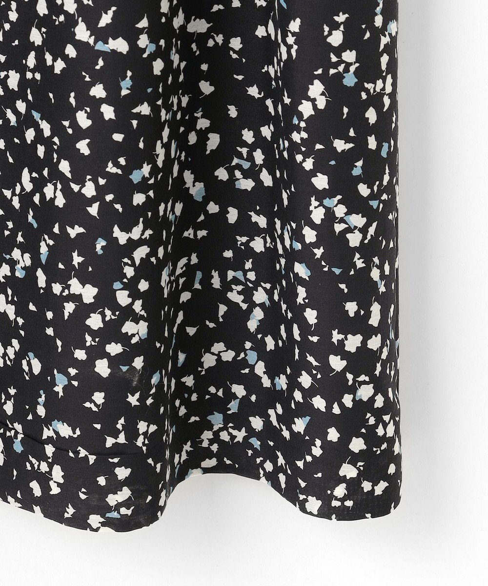 J.PRESS LADIES L 【洗える】スパンローンフラワープリント ワンピース 