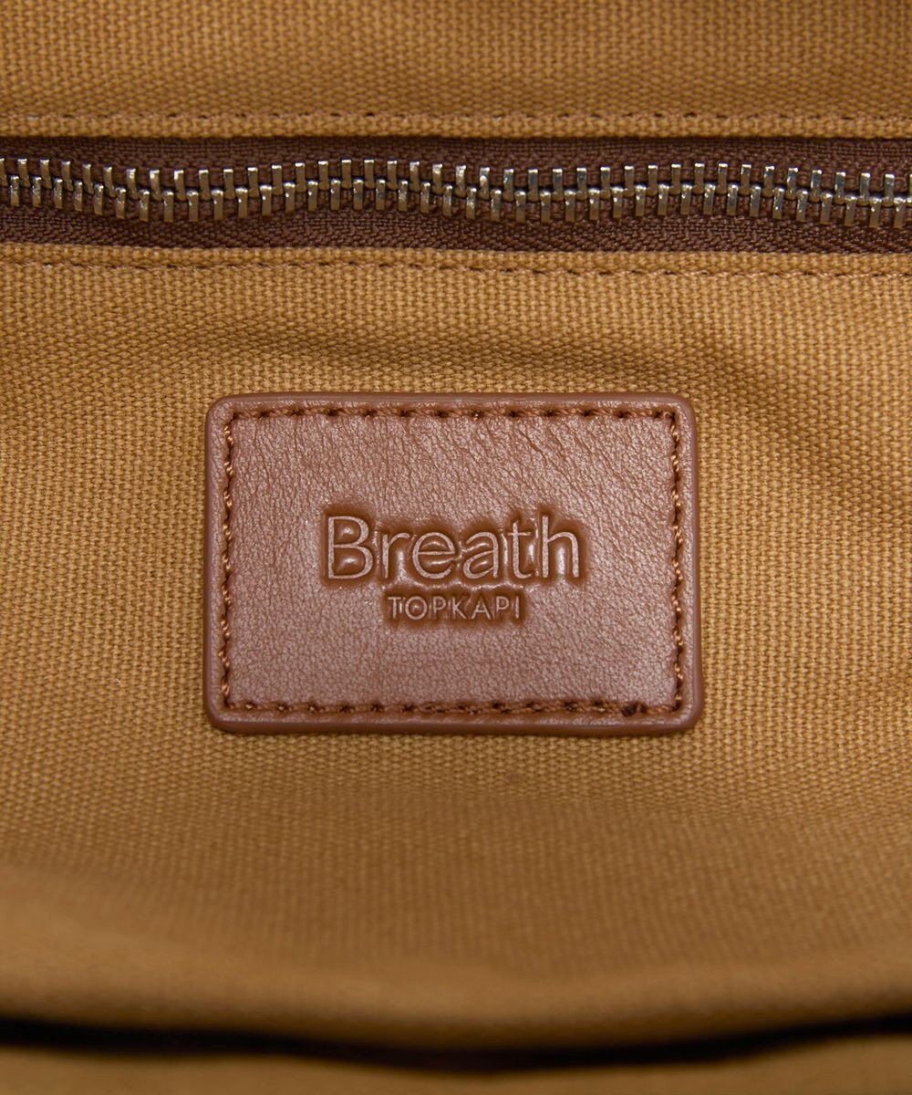 TOPKAPI 【Breath TOPKAPI】シティ プリント キャンバス スクエアトートバッグ / ショルダー付き 
