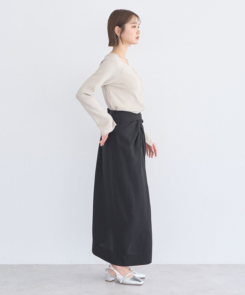 earth music&ecology ウエストツイストアシメスカート 