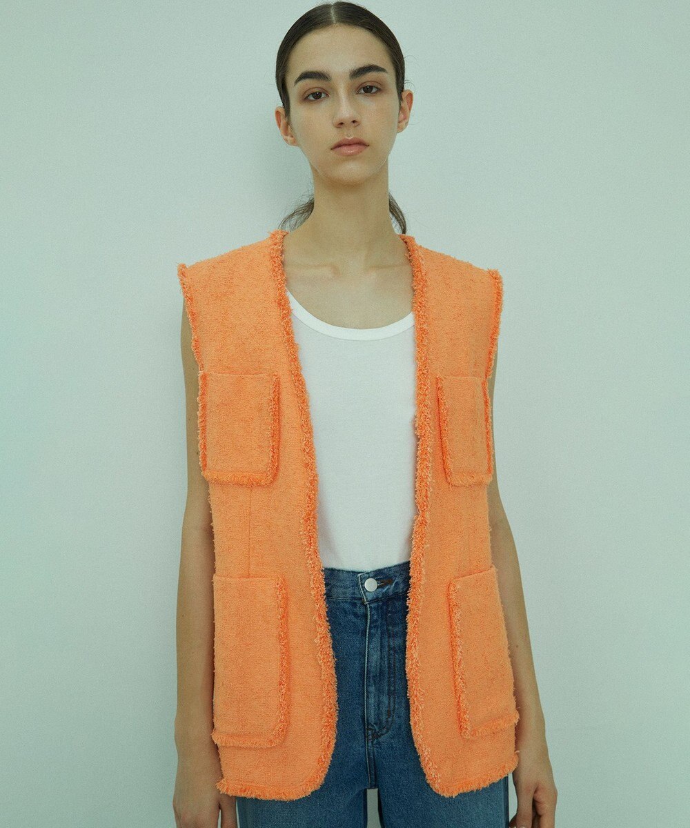 BEIGE， DAHLIA / ツイードジレ 