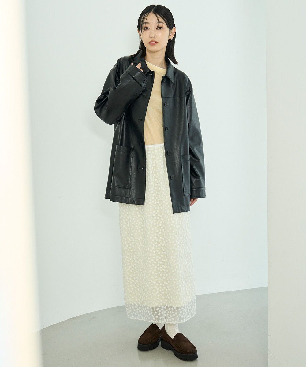 UNFILO L ソフトウール フェイクレイヤード ロンT 