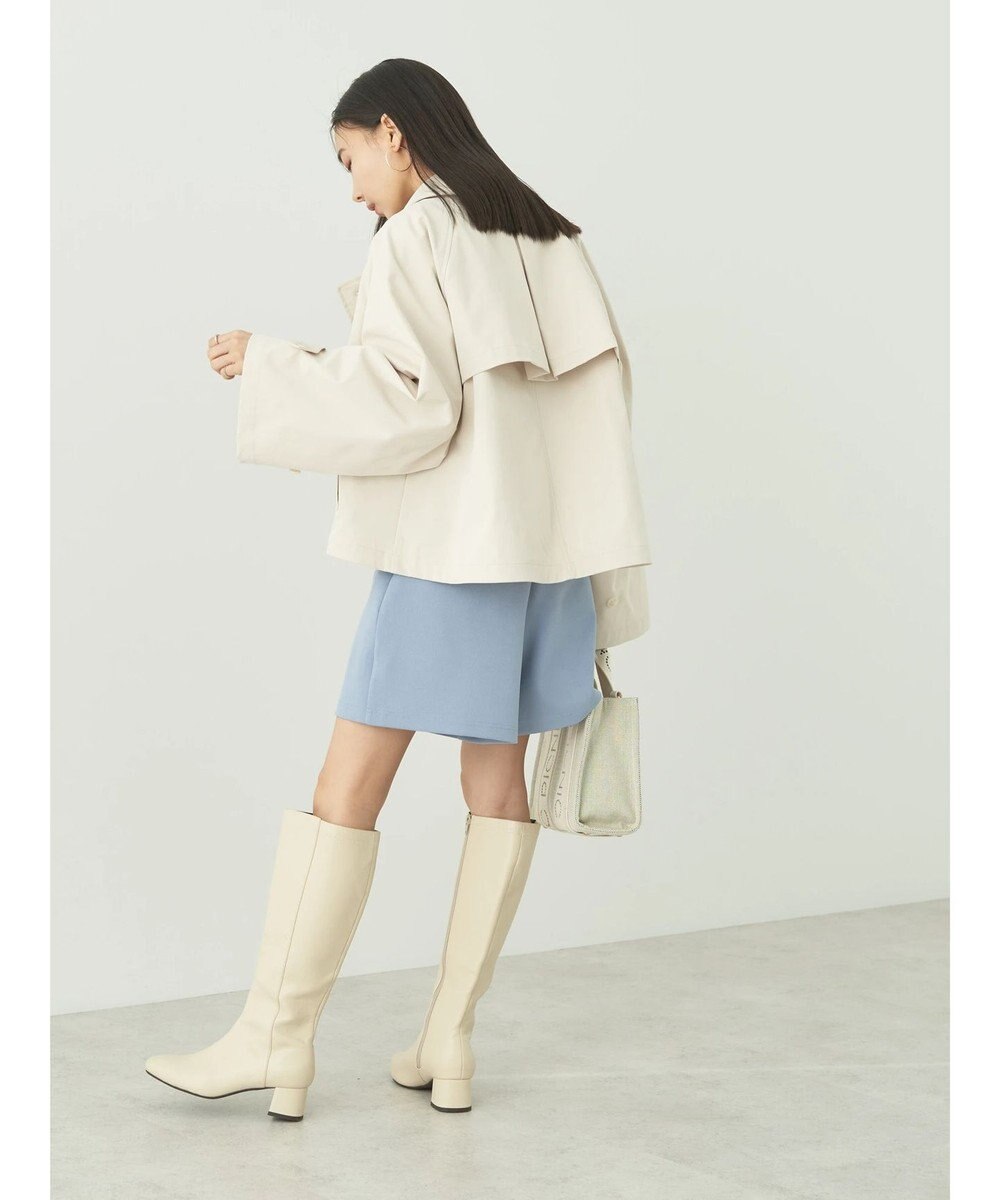 earth music&ecology ショートトレンチコート 