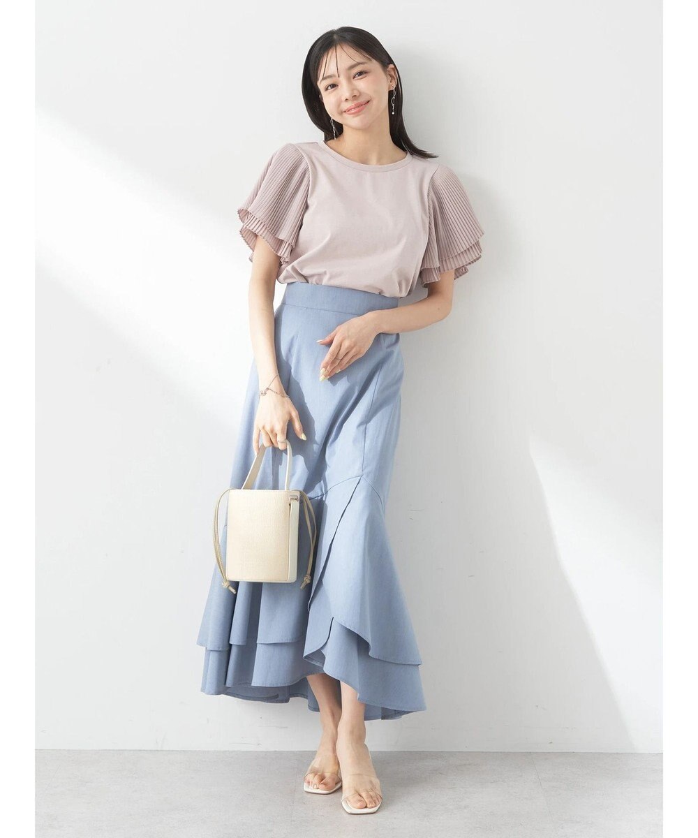 earth music&ecology プリーツフレアプルオーバー 