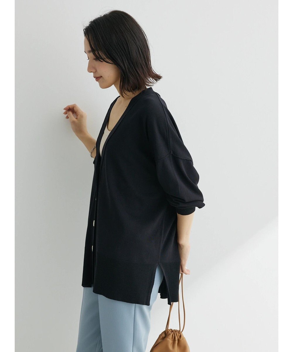 Green Parks 洗える　ミドル丈カーディガン 