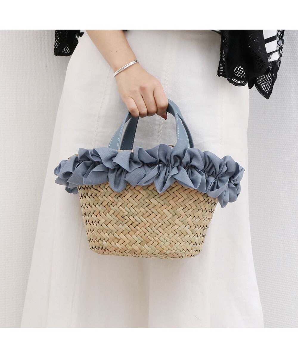 UNBILLION カシュカシュ cachecache / フリルカゴバッグ 