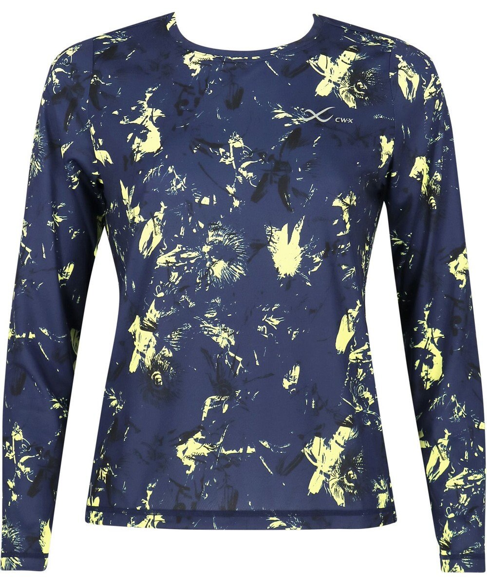 CW-X 【WOMEN】 CW-X トップス 【薄軽ランニングシャツ】 長袖 Ｕネック 吸汗速乾性(本体) レディース DLY159 /ワコール 