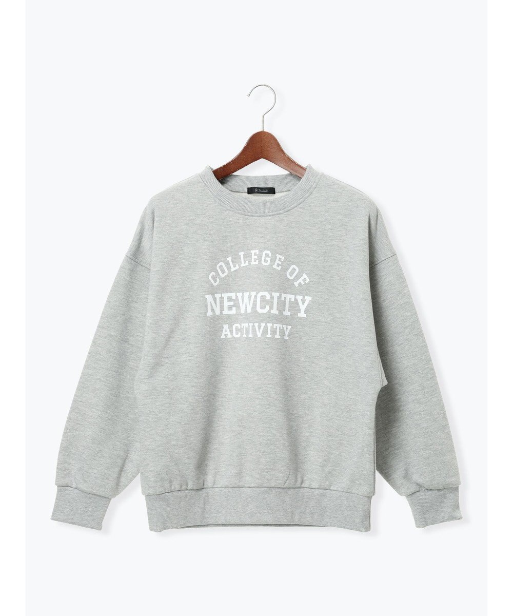 Te chichi 裏毛ロゴプルオーバー 