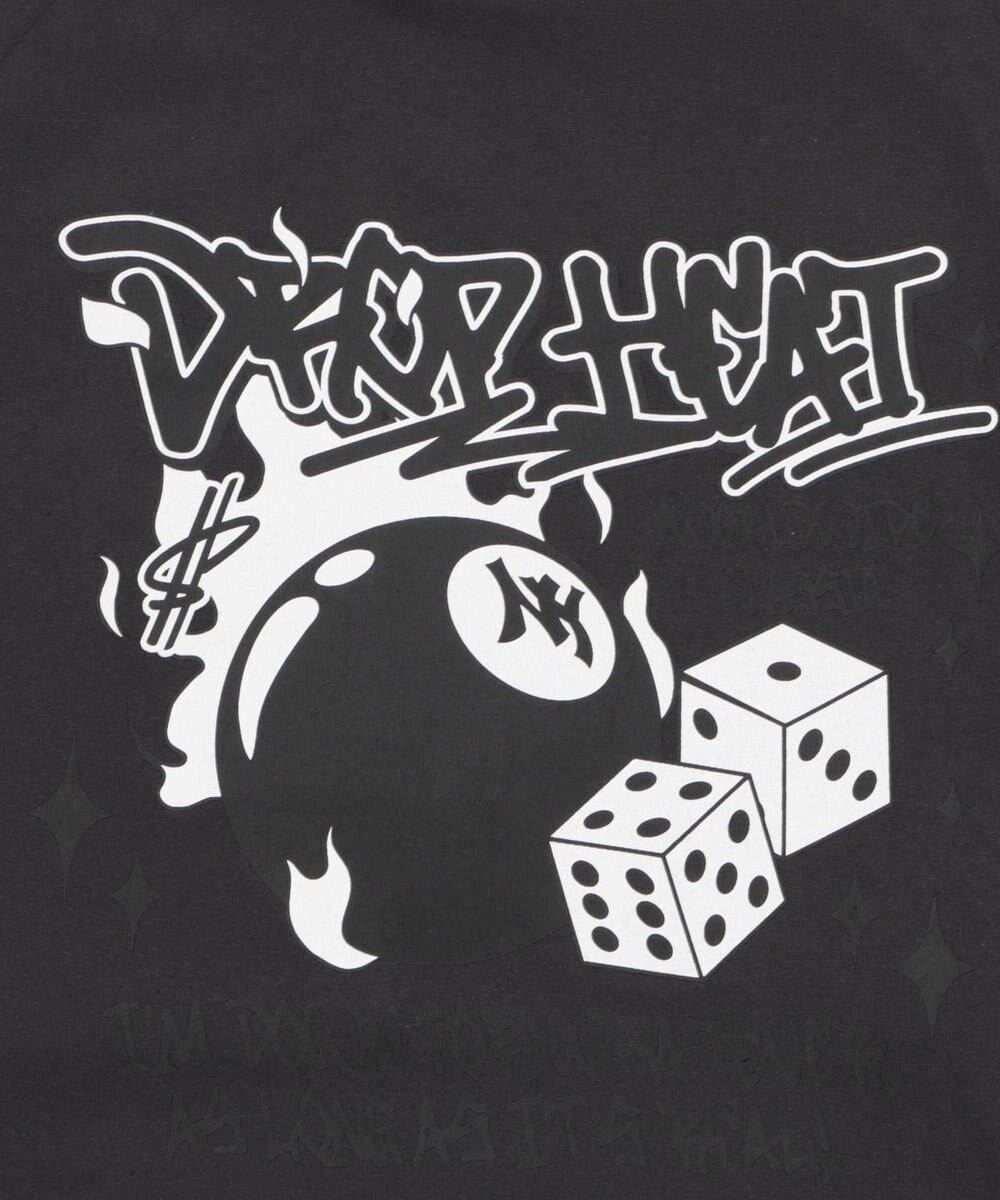 WEGO 【ユニセックス着用ITEM/MLサイズ展開】スリーブロゴグラフィックラグランT（LS） 